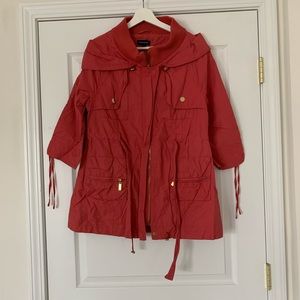 Bebe Pink Trench Coat Size:Small.